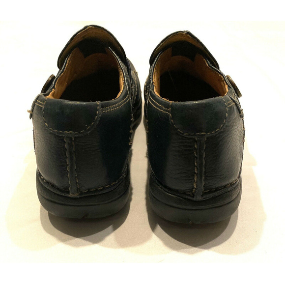 Un Structured Textured Flat Clarks Slip On Shoes 5 - Picture 3 of 8